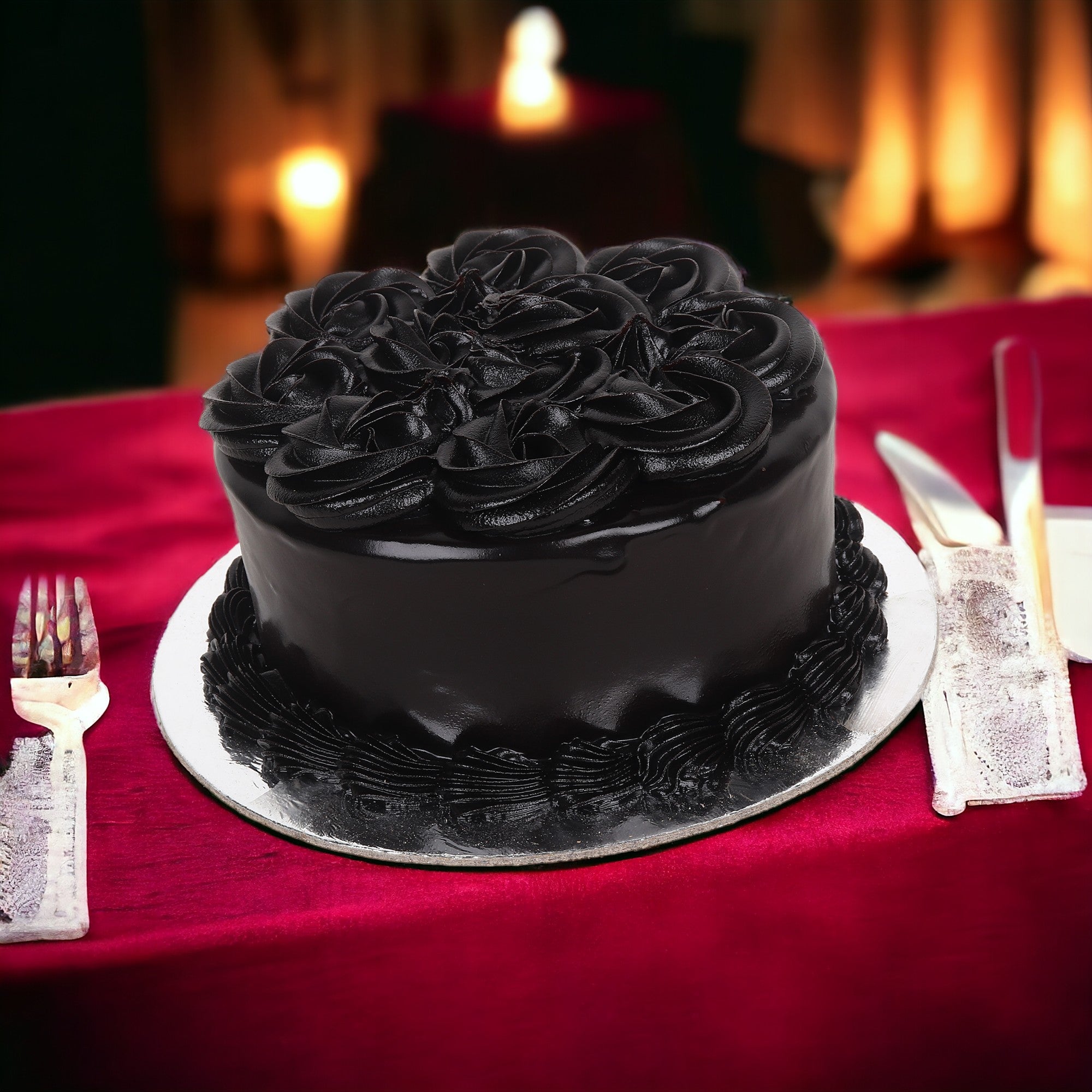 Special Chocolate Truffle Cake Half kg. Buy Special Chocolate Truffle Cake  online - WarmOven